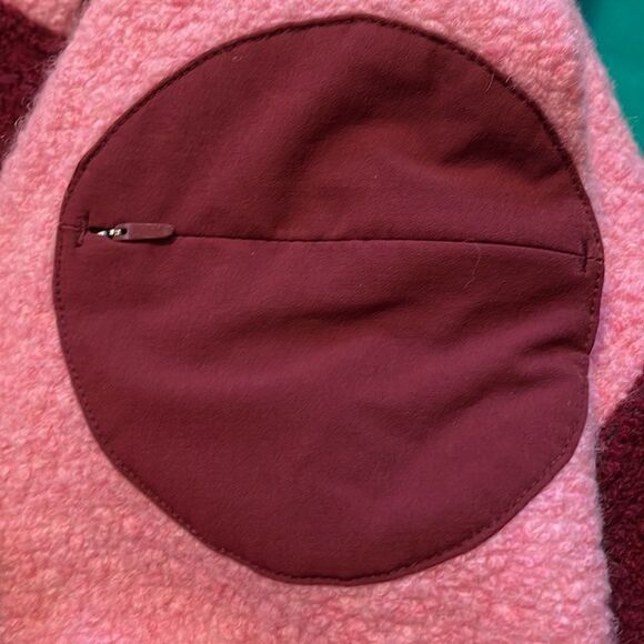 Outdoor Voices MegaFleece Half Zip Pullover Hoodie Raspberry Pink - Picture 8 of 10